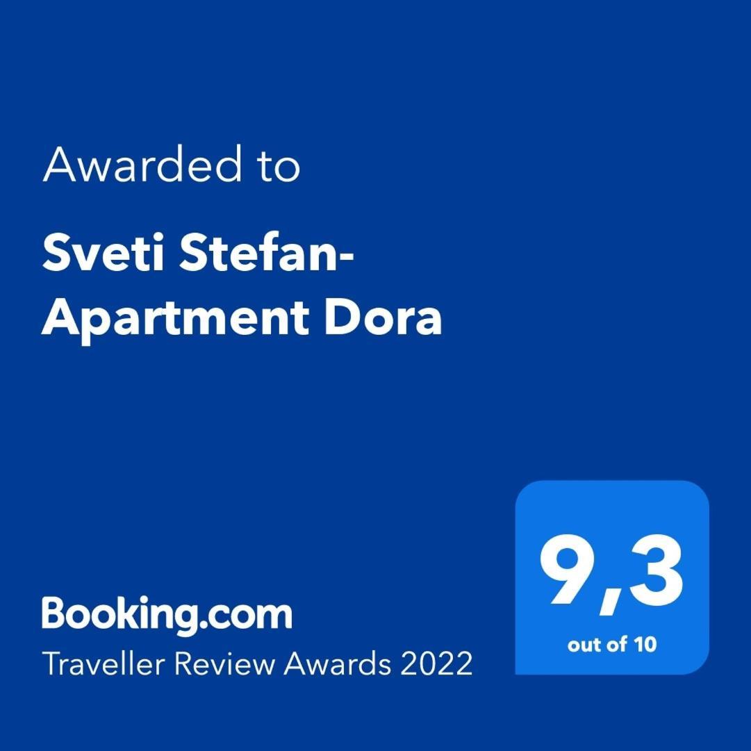 Sveti Stefan- Apartment Dora מראה חיצוני תמונה